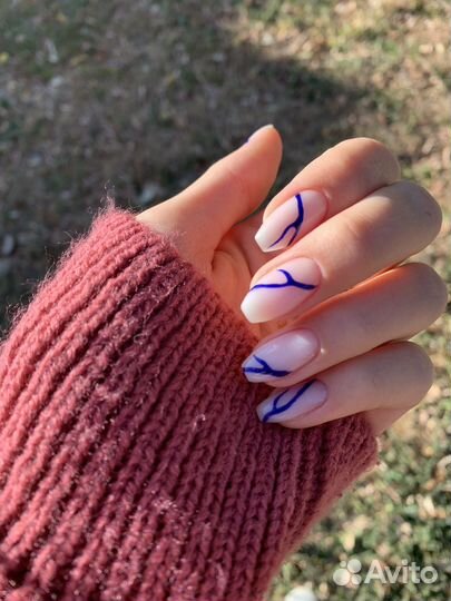 Комбинированный маникюр с покрытием гель лак
