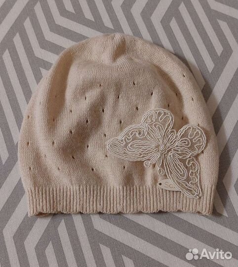 Шапочка для девочки весна, лето размер 42-44