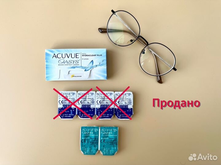 Контактные линзы Acuvue Oasys -4,0 -2,0