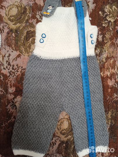 Детский демисезонный вязанный комплект