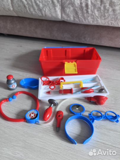 Ирушечный набор доктора, медицинский чемоданчик