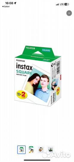 Картриджи instax square