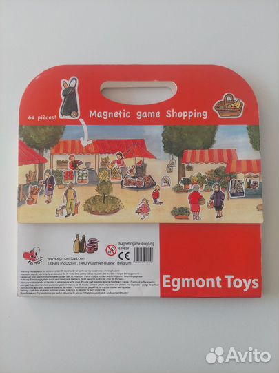 Магнитная книжка - игрушка. Magnetic game shopping