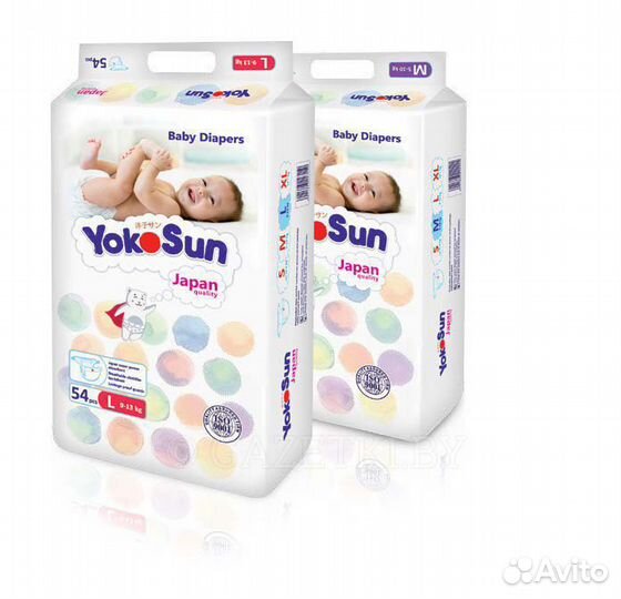 Подгузники трусики и памперсы йокасан