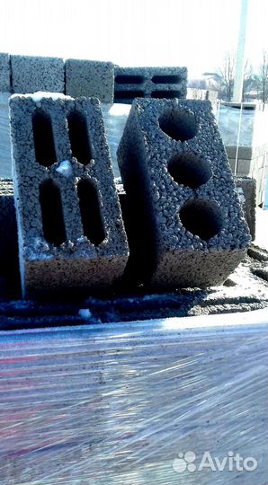 Керамзитные блоки и креамзитобетонные блоки RRG-25