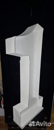 Объемная цифра 1 для фотосессии