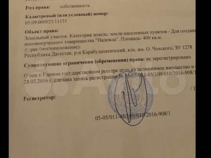 Участок 4 сот. (СНТ, ДНП)
