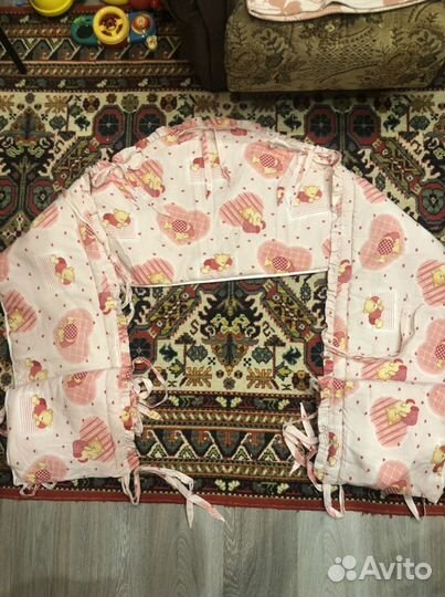 Бортики на детскую кроватку