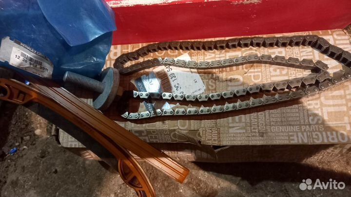 Цепь грм на рено Н4М логан,каптюр,дастер