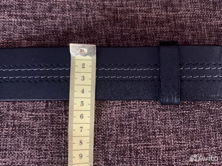 Ремень мужской натуральная кожа-Италия