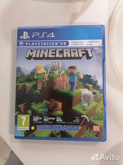 Диски на ps4 майнкрафт