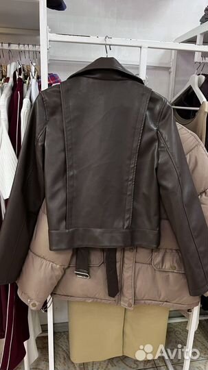 Куртка кожаная женская