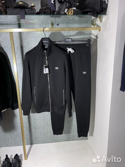 Emporio Armani спортивный костюм базовым логотипом