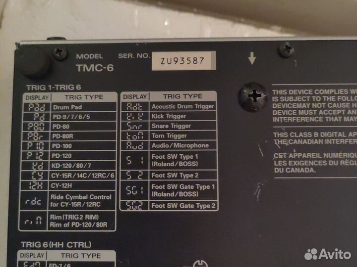 Roland tmc-6
