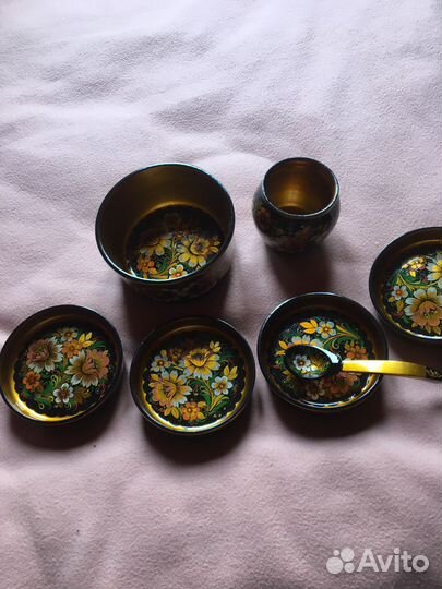 Набор хохлома, 7 предметов