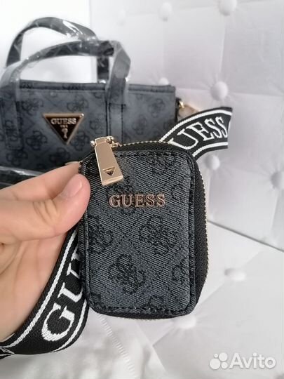 Женская сумка 3в1 Guess новая