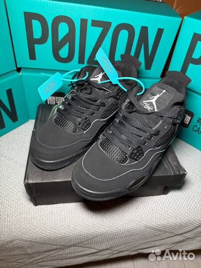 Jordan 4 black cat(Оригинал)