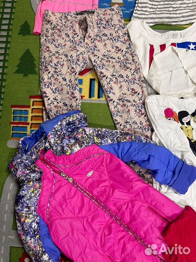 Детские вещи на девочку пакетом 140