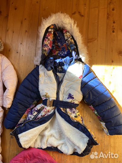 Пакет зимней одежды и обуви на девочку 5-7
