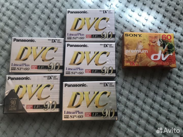Видеокассеты miniDV Panasonic, Sony