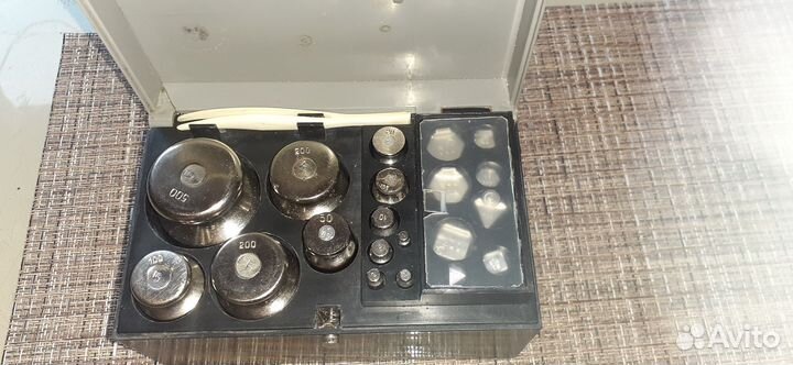 Гирьки калибровочные набор от 10 млг до 500 гр