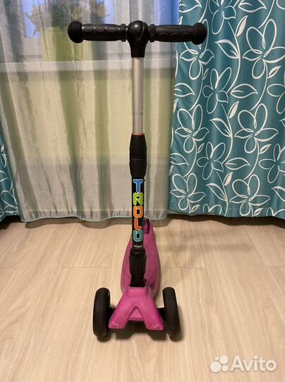 Самокат детский трёхколёсный trolo rapid