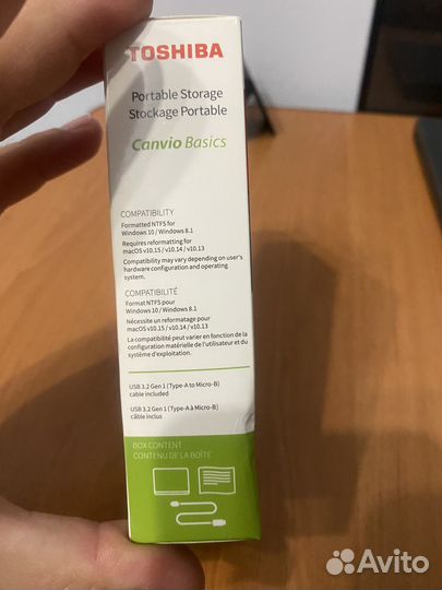 Toshiba 1 тб Внешний жесткий диск