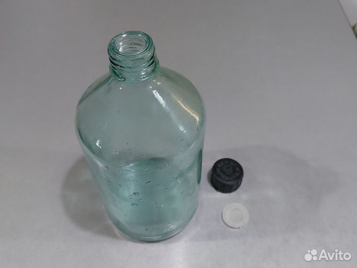 Бутыль стеклянная 1 л Реахим с резьбовой крышкой
