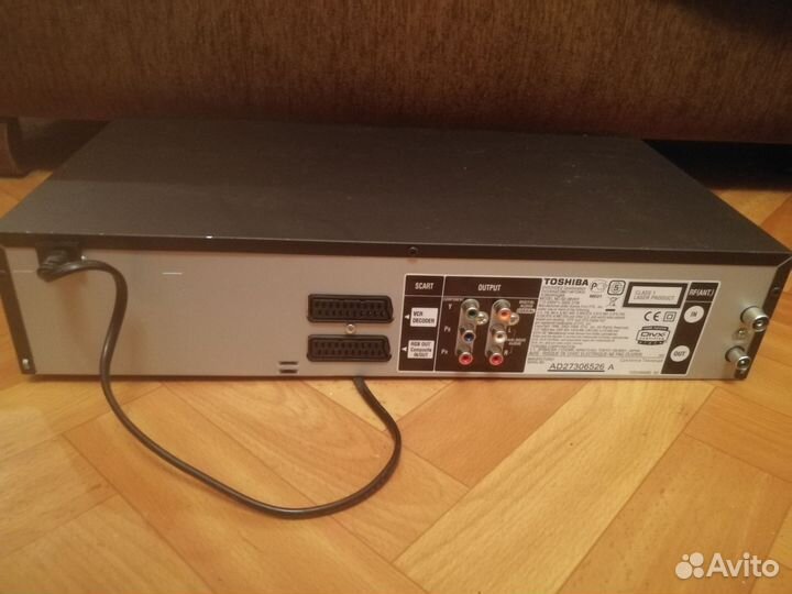 Видеомагнитофон с dvd toshiba Sd-38vkr