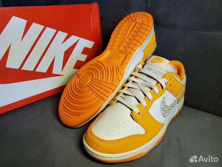 Nike dunk low safari swoosh оригинал