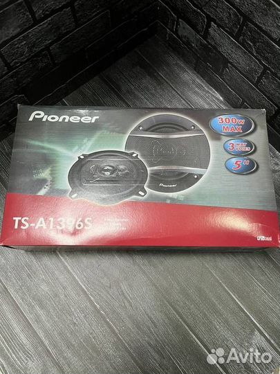 Колонки автомобильные Pioneer TS A1396S 13 см
