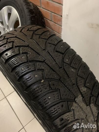 Диски r 16 5x105 и Резина зимняя шип., 205/60