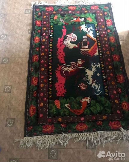 Ковер шерстяной ручной работы сср