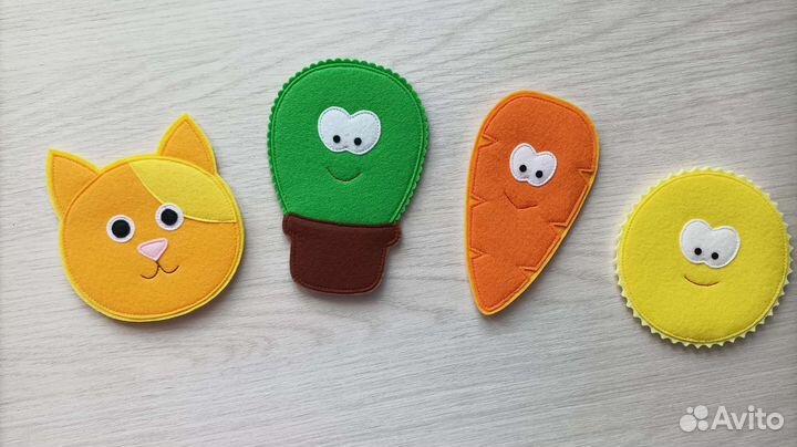 Игра с прищепками из фетра. Дидактическое пособие