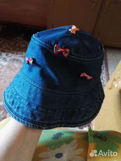 Панама джинсовая (для девочки)
