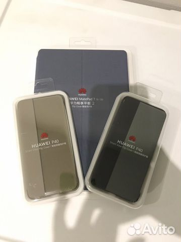 Новый Huawei p40 чехол-книжка оригинал