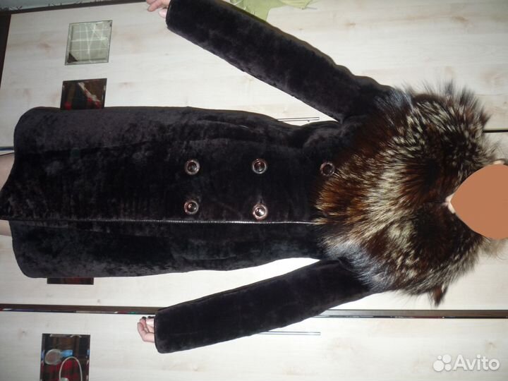 Шуба мутон р-р 44