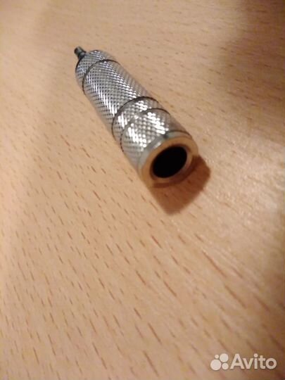 Переходник с Jack 6.3 на Jack 3.5, для микрофона