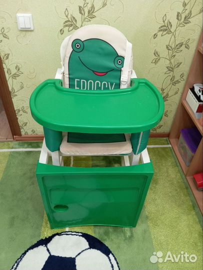 Стульчик для кормления, трансформер, деревянный