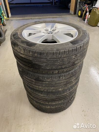 Комплект оригинальных дисков Skoda R15 5x100