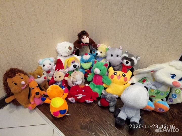 Мягкие игрушки пакетом