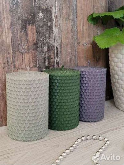 Свечи из вощины ручной работы