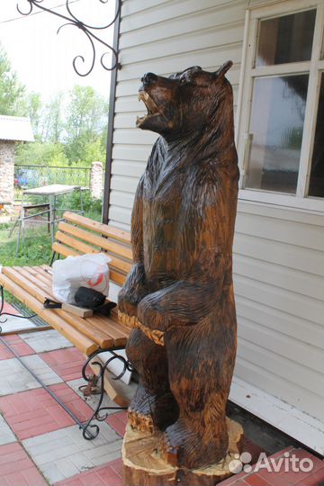 Деревянный мишка