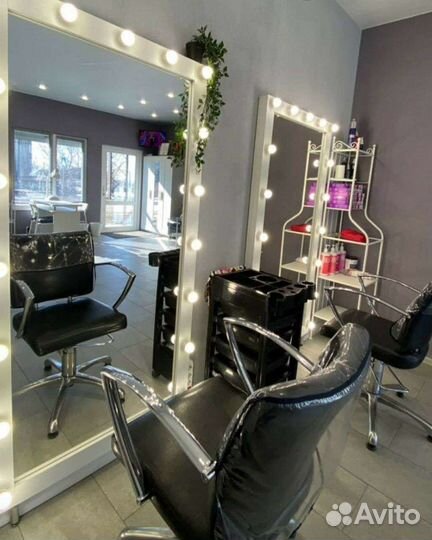 Гримерное зеркало в полный рост с подсветкой