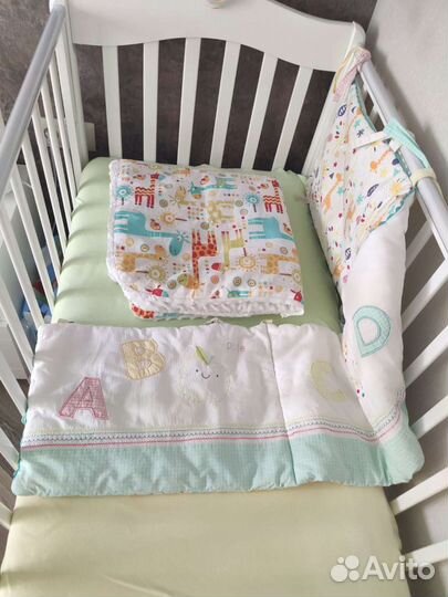 Конверт-одеяло на выписку+бортик