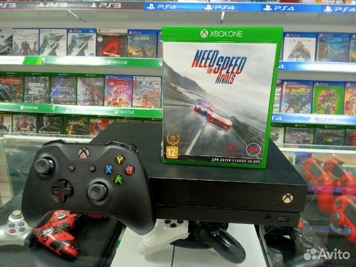 Консоль Xbox One X 1 tb + Need for Speed Rivals