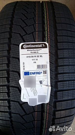 Continental WinterContact TS 860 S 275/40 R22 и 315/35 R22 107V