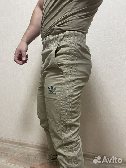 Штаны adidas,джинса хлопковая