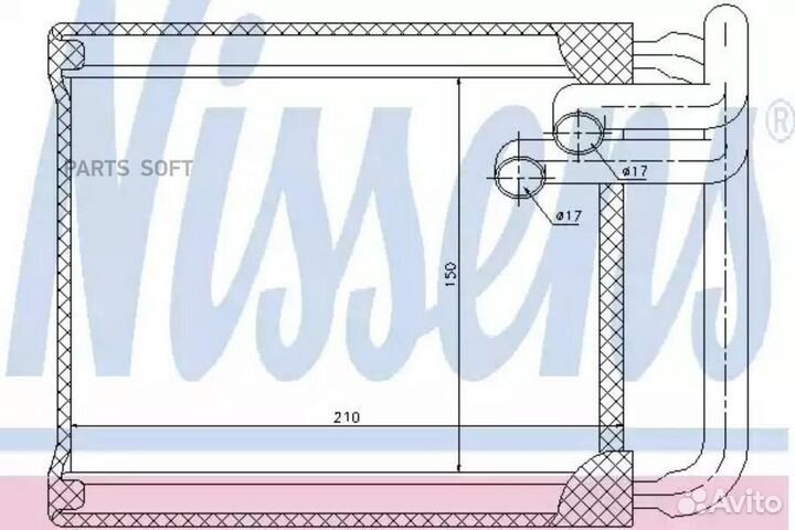 Радиатор отопителя hyundai I30 (2007) 2.0 crdi VGT
