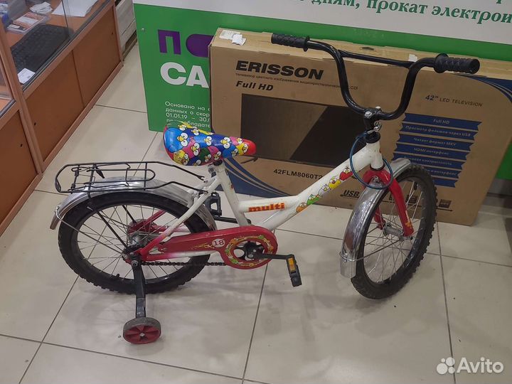 Детский велосипед Multi 18 колеса